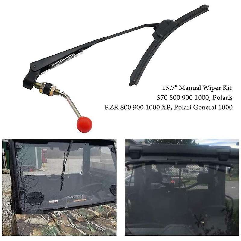 350x400mm Manual Utv Windshield Wiper 15.7 Inch Wiper Kit