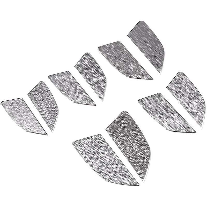 10pcs for Ford Ranger 2015-2022 Car Inner Door Panel Cover, Silver