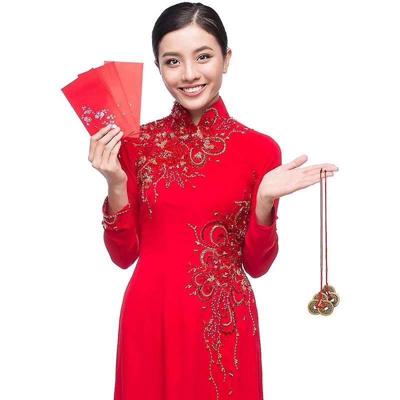 40pcs Chinese Fortune Coins Feng Shui Coins I-ching Coins