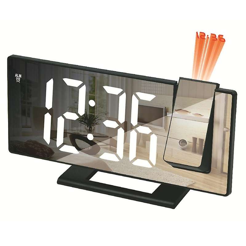 Led Digital Smart Alarm Clock Watch Table Electronic Desktop Clocks B
