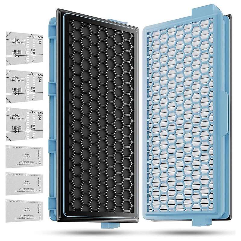 2x Hepa Filters for Miele Vacuum Filters Compact C1-c2