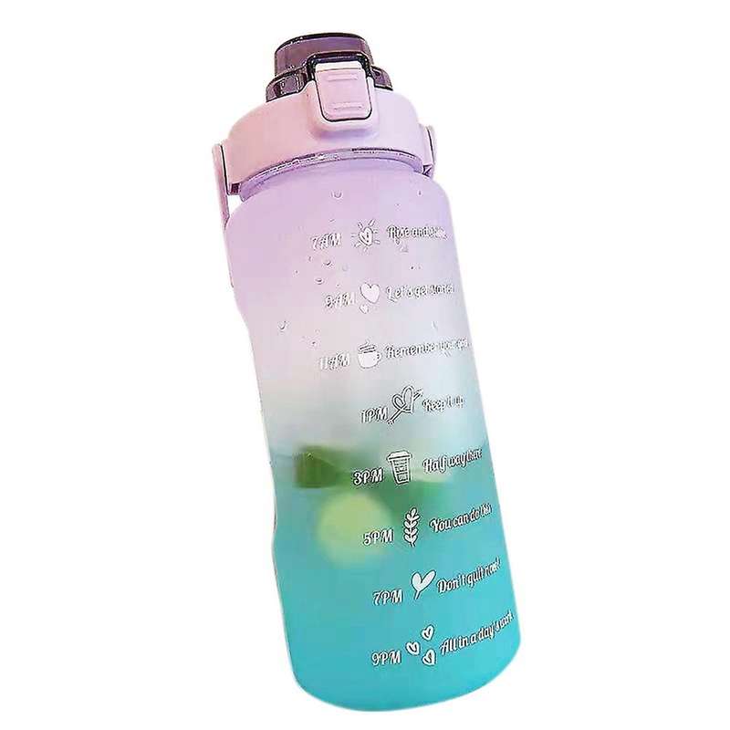 2 Liter Large Capacity Free Motivational with Time Marker-d