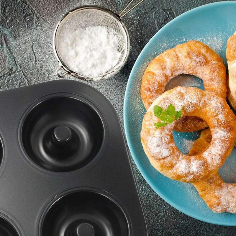 Donut Pan, Non-stick 6-cavity Donut Baking Pans, Donuts Mold