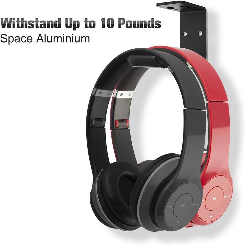 4pack Headphone Hanger Under Desk Hook Universal
