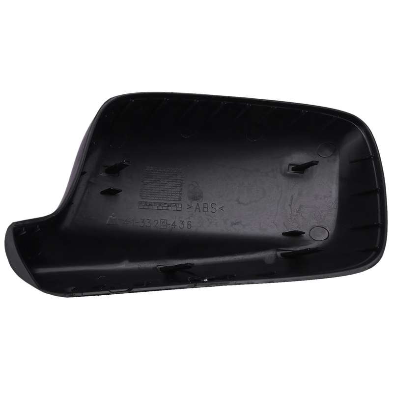Abs Black Side Rearview Mirror Cover Fit Bmw E46 E65 E66 E67right