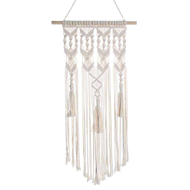 Macrame Wall Hanging Woven Boho Chic Wall Decor, Geometric Wall Art