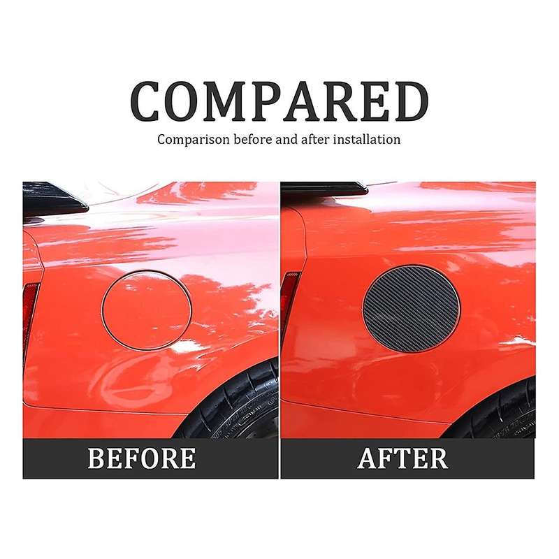 Gas Cap Fuel Filler Tank Pad Cover Sticker Trim Decoration
