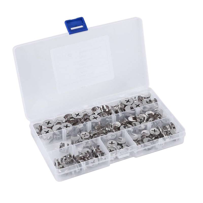 75 Pcs Furniture Connecting Cam Lock Fittings