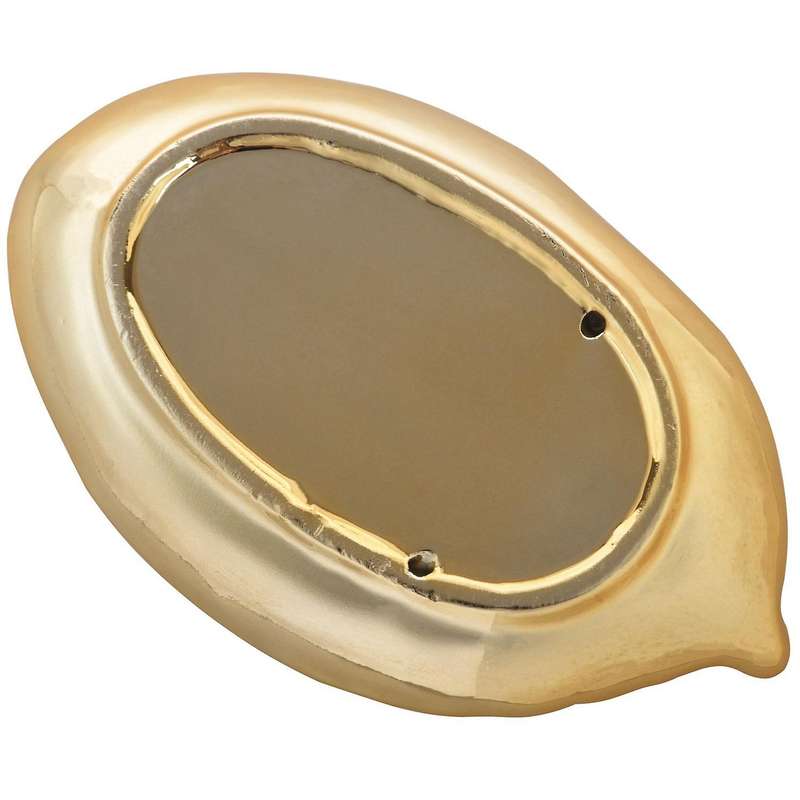 2x Decorative Gold Leaf Ceramic Plate Dish Porcelain Trinket Dish