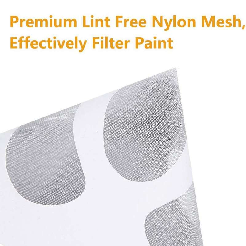 150 Pcs Paint Filters Strainer with 1 Pcs Silicone Funnel