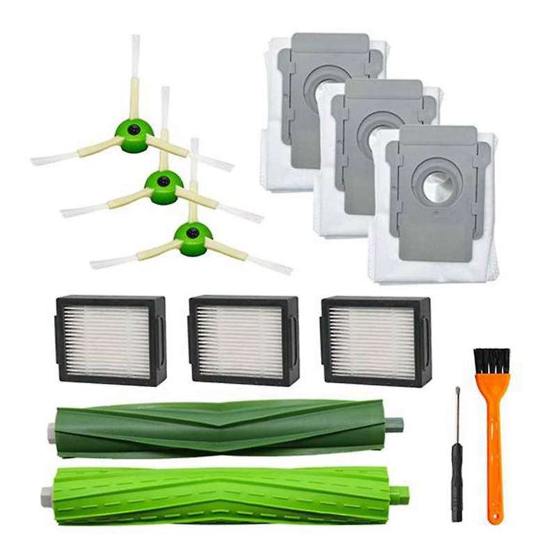 Dust Bag Hepa Filter Side Brush for Irobot Roomba I7 E5 E6 E7 Robot