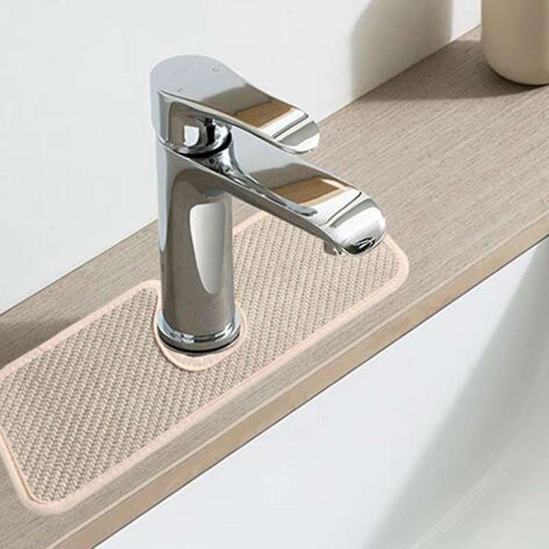 4pcs Faucet Absorbent Mat Faucet Wraparound Absorbent Mat B