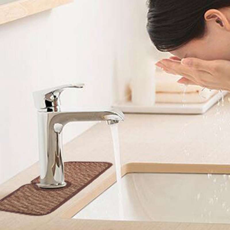 4pcs Faucet Absorbent Mat Faucet Wraparound Absorbent Mat B