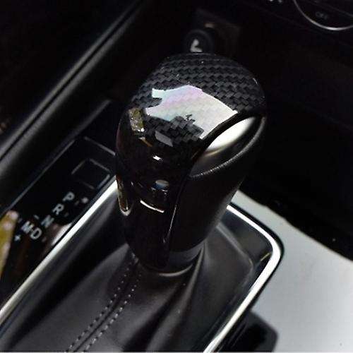 Carbon Fiber Car Gear Shift Knob Control Panel Cover for Mazda Cx-5