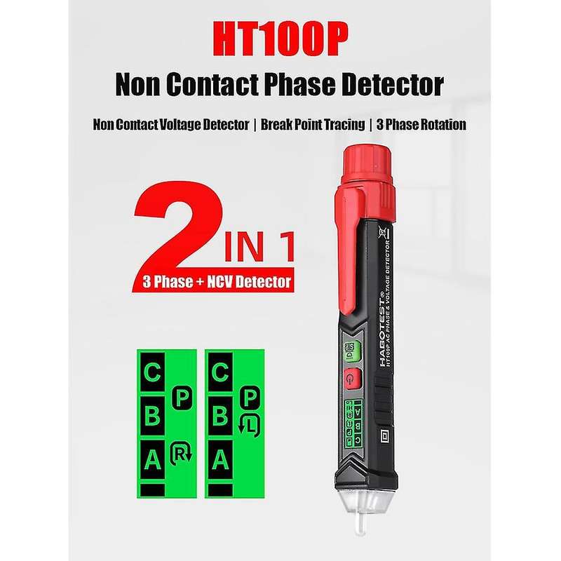 Habotest Digital Smart Non Contact Live Wire Test Pen Meter