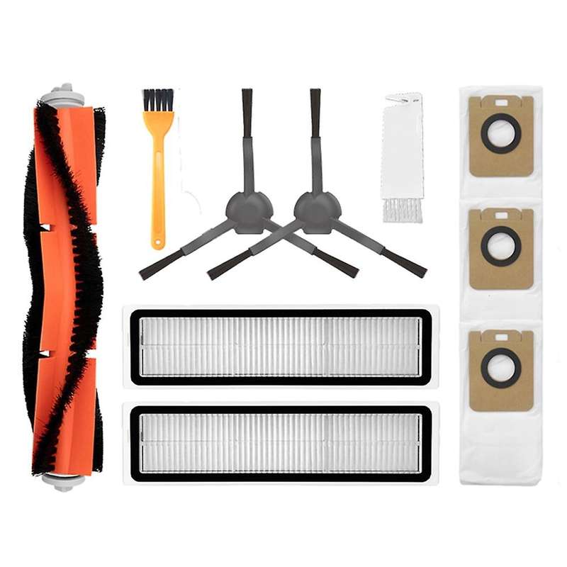 Main Brush Side Brush Dust Bag Hepa Filters for Dreame Bot Z10 Pro