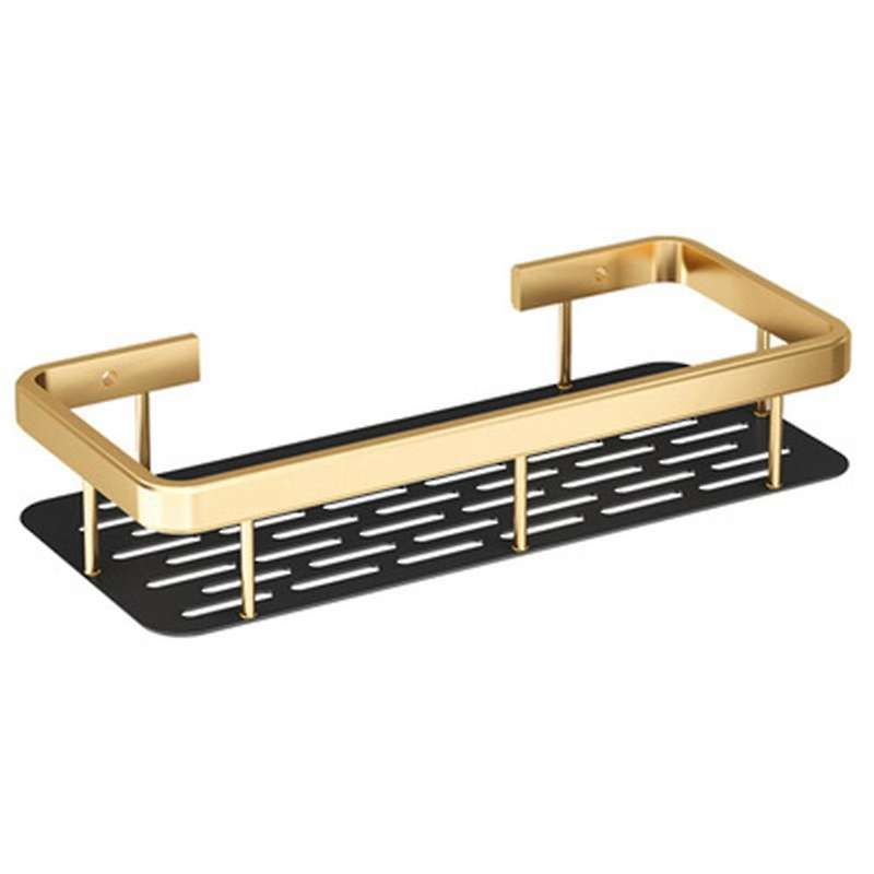 Aluminium Wall Mounted Bathroom Storage Rack Kitchen Spices Organizer