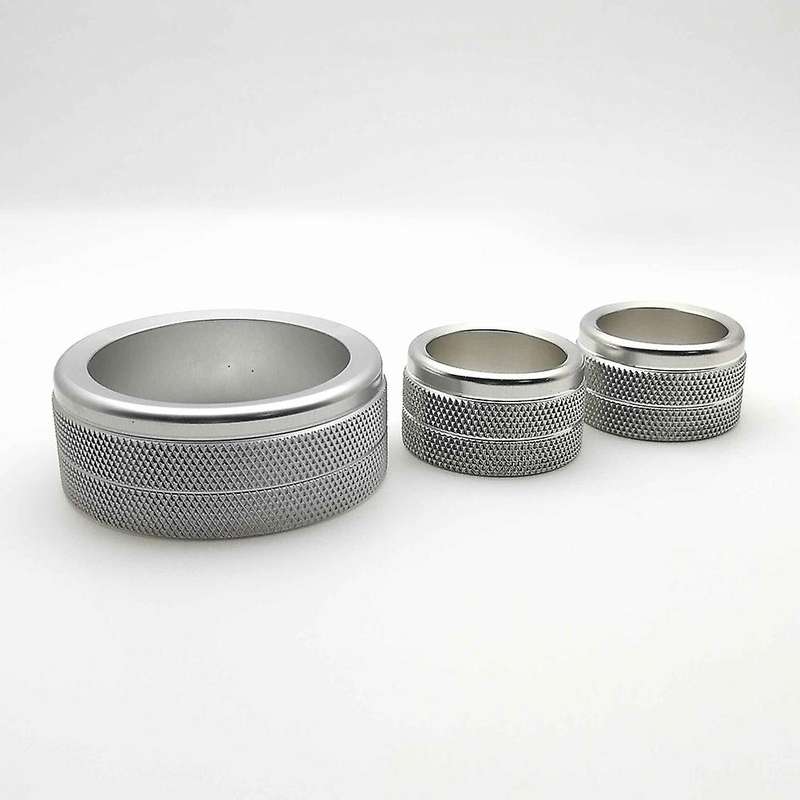 For Tundra 2014-21 Air Conditioner Switch Cd Button Knob(silver 3pcs)