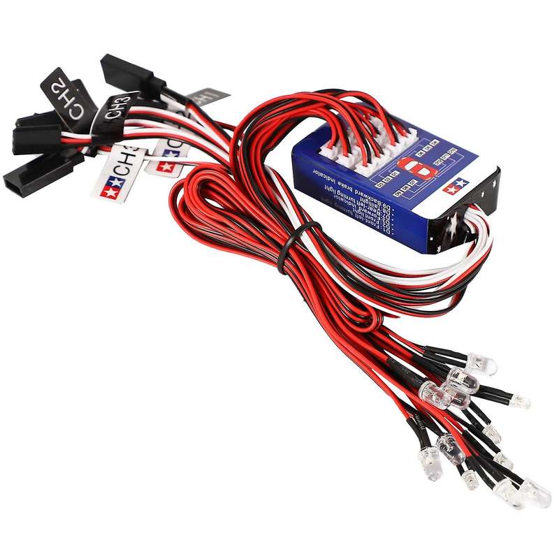 12 Led Steering Brake Simulation Flash Light for Yokomo Hsp Hpi Axial