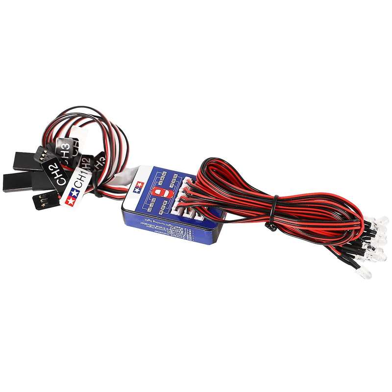 12 Led Steering Brake Simulation Flash Light for Yokomo Hsp Hpi Axial