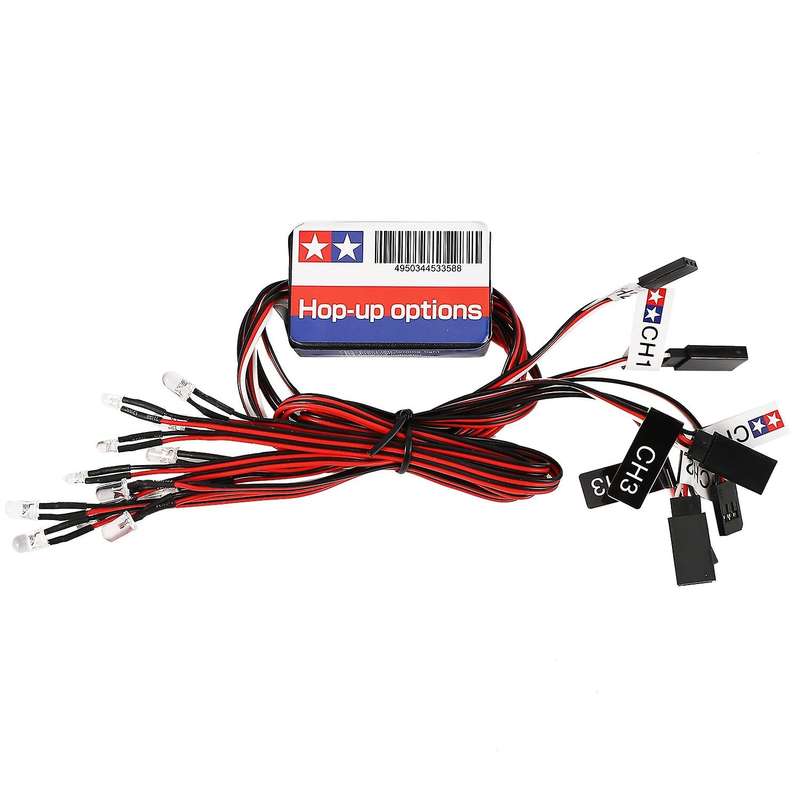 12 Led Steering Brake Simulation Flash Light for Yokomo Hsp Hpi Axial