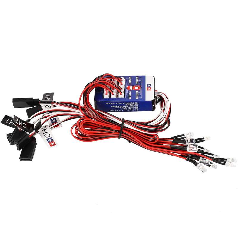 12 Led Steering Brake Simulation Flash Light for Yokomo Hsp Hpi Axial