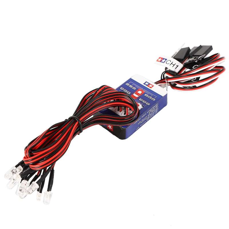 12 Led Steering Brake Simulation Flash Light for Yokomo Hsp Hpi Axial