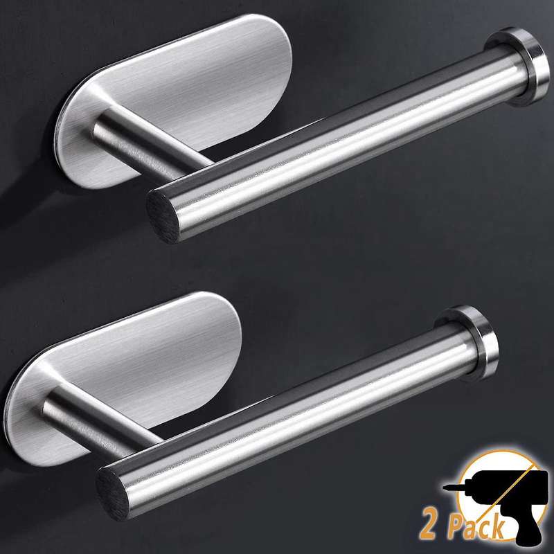 Punch-free Bathroom Accessories, Tissue Holder, Toilet Roll Holder