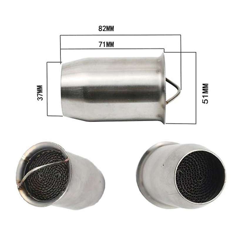51 Mm Motorcycle Exhaust Pipe Exhaust Catalyst Db Killer for Honda