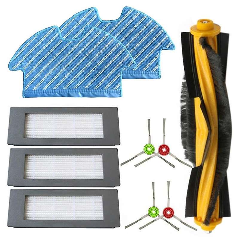 Main Side Brush Hepa Filter Mop Cloth for Ecovacs Deebot Ozmo 900dn5g