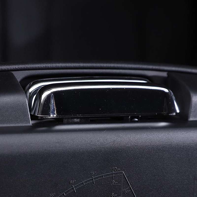 For Dodge Ram 1500 2018-2022 Car Armrest Box Switch Trim,silver