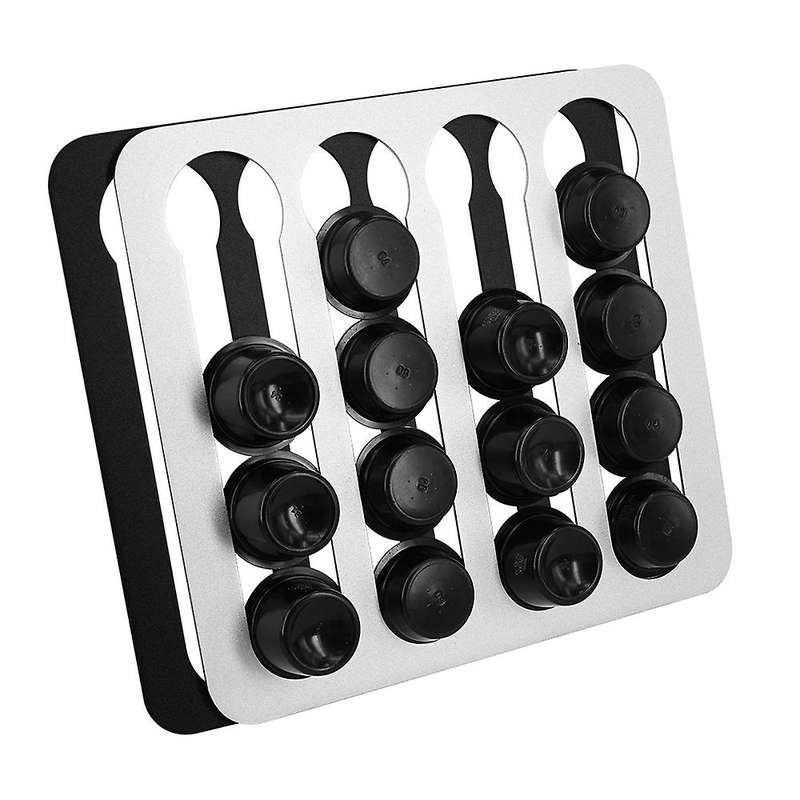 For Nespresso Coffee Capsule Holder Stand Rotary Coffee Pod Rack,b