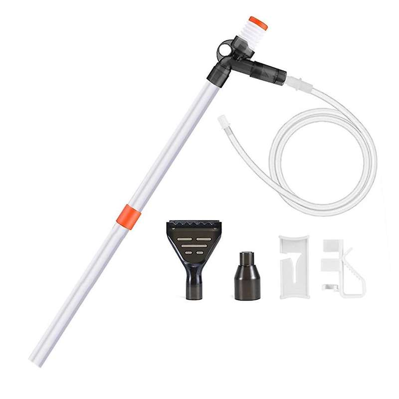 Aquarium Gravel Vacuum Cleaner Fast Fish Tank Siphon Cleaning Seaweed