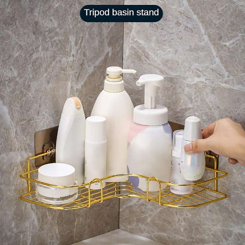 Stainless Steel Bathroom Shelf Bathroom Towel Shelf Punch A