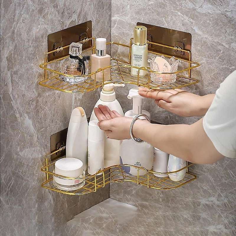 Stainless Steel Bathroom Shelf Bathroom Towel Shelf Punch A
