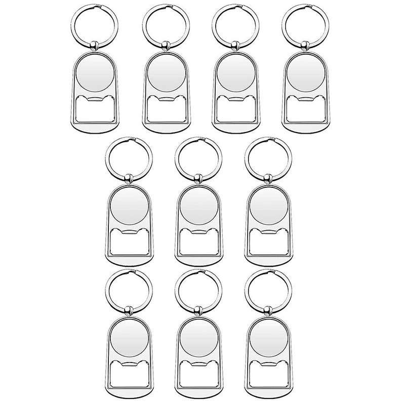 Sublimation Blanks Keychains,bottle Opener Charms for Diy Crafts