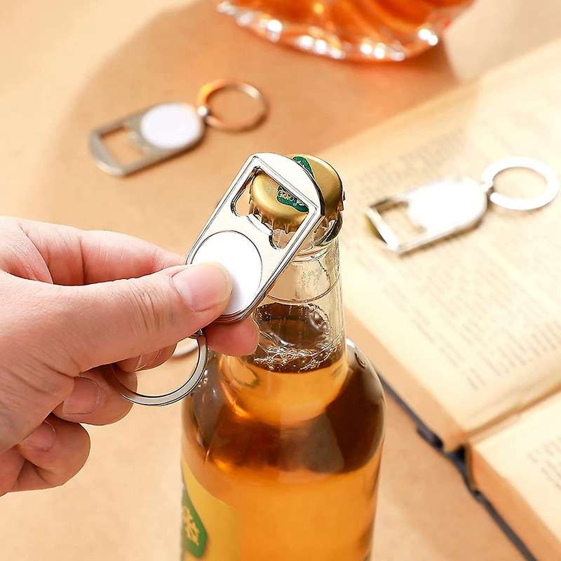 Sublimation Blanks Keychains,bottle Opener Charms for Diy Crafts