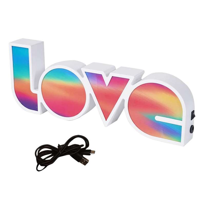 Valentine's Day Led Love Shape Light for Wedding Party Decoration C