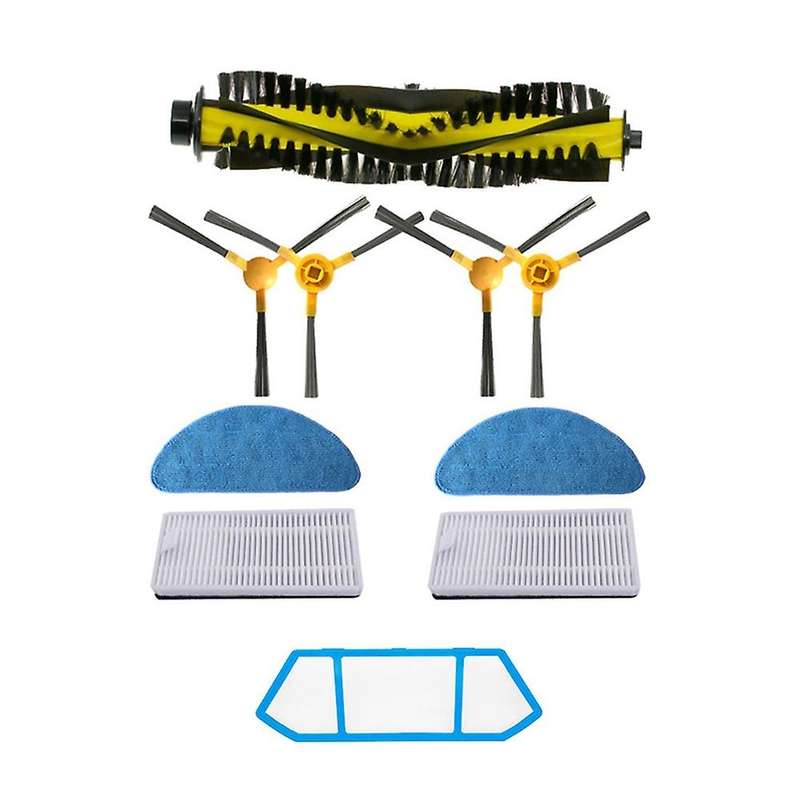 For Neatsvor X500 Tesvor Robot Edge Brush Filter Mop Roller Brush