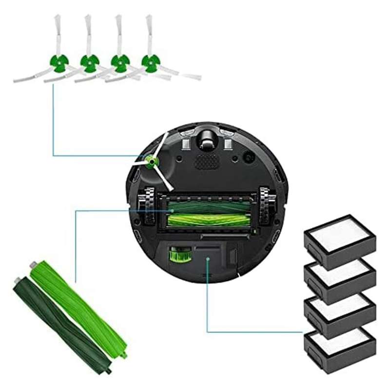 For Irobot Filter Spare Parts Main Brush Side Brush Screws
