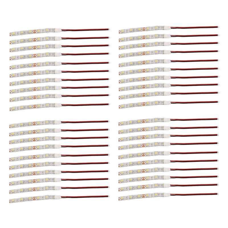 40pcs 10cm Waterproof White 5050 Led Strip Lights Dc 12v Caravan