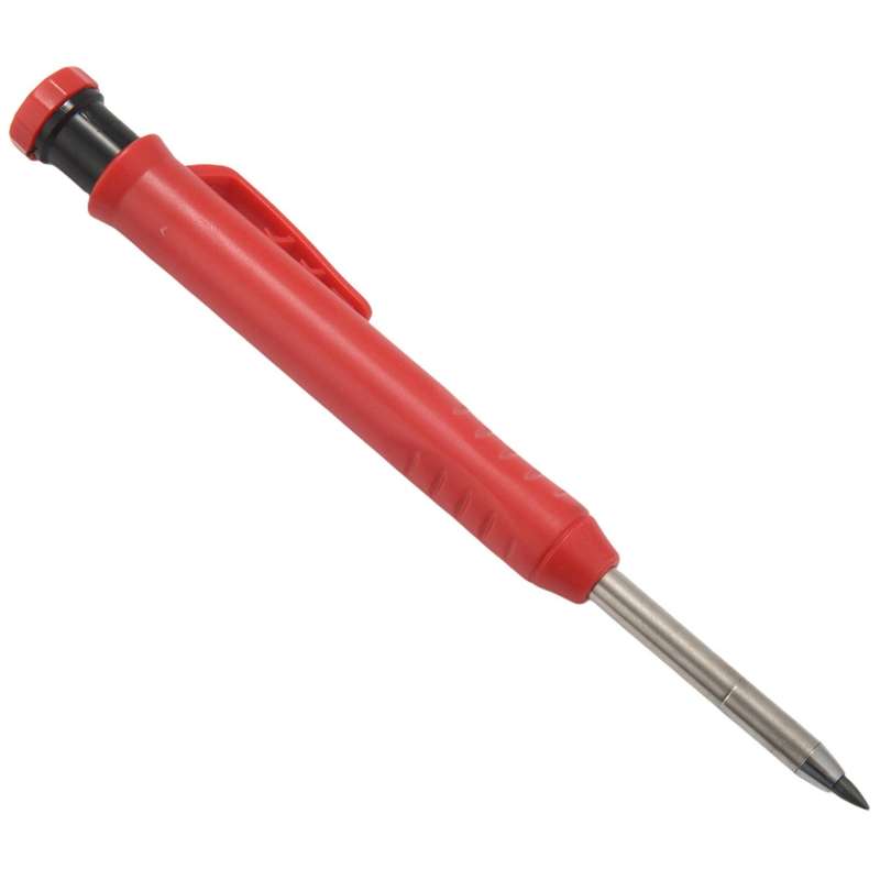 3pcs Pencils and 18pcs Black Refills, with Built-in Pencil Sharpener