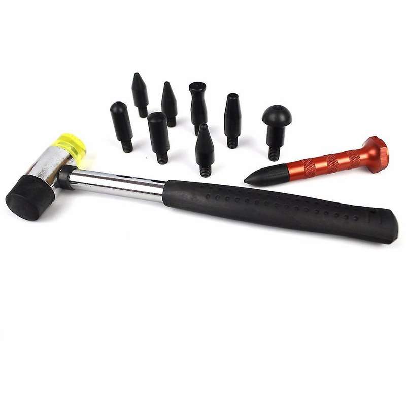 Paintless Dent Repair Hail Removal Tools Kit Tap Down Pentools Kit