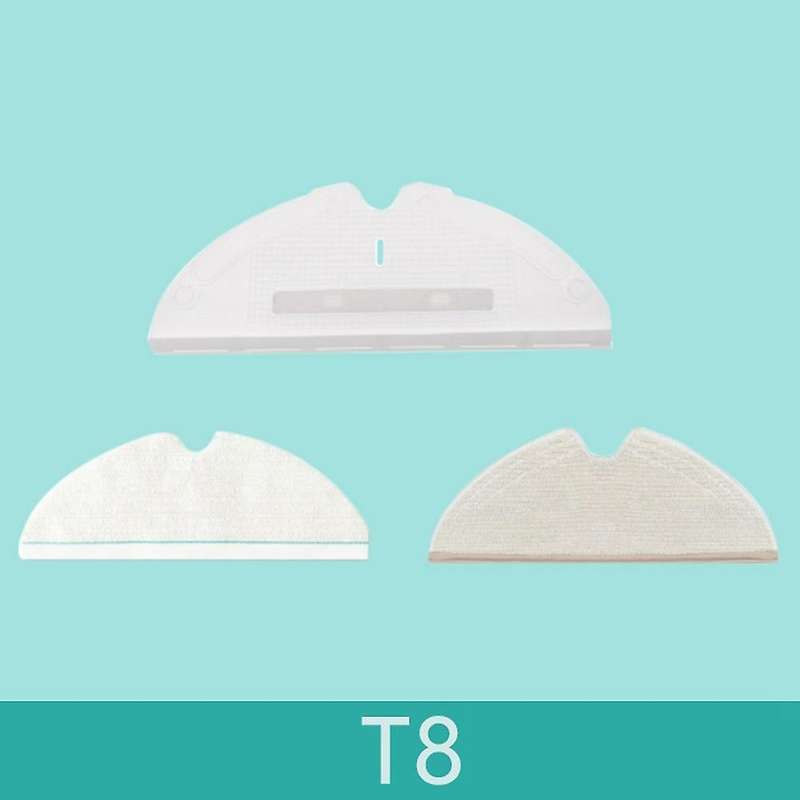 3pcs Mop Cloth Tray Holder Accessory Kit for Xiaomi Roborock T8 Robot