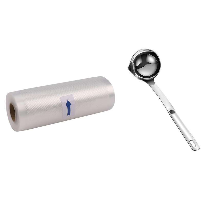 Oil Seperator Spoon, Stainless Steel Oil Filter Spoon Soup