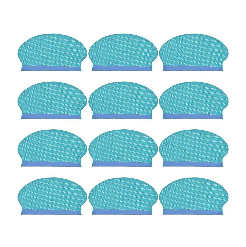 12pcs Mop Cloth for Ecovacs Deebot Ozmo 920 T5 Aivi T8 Pure N8 Robot