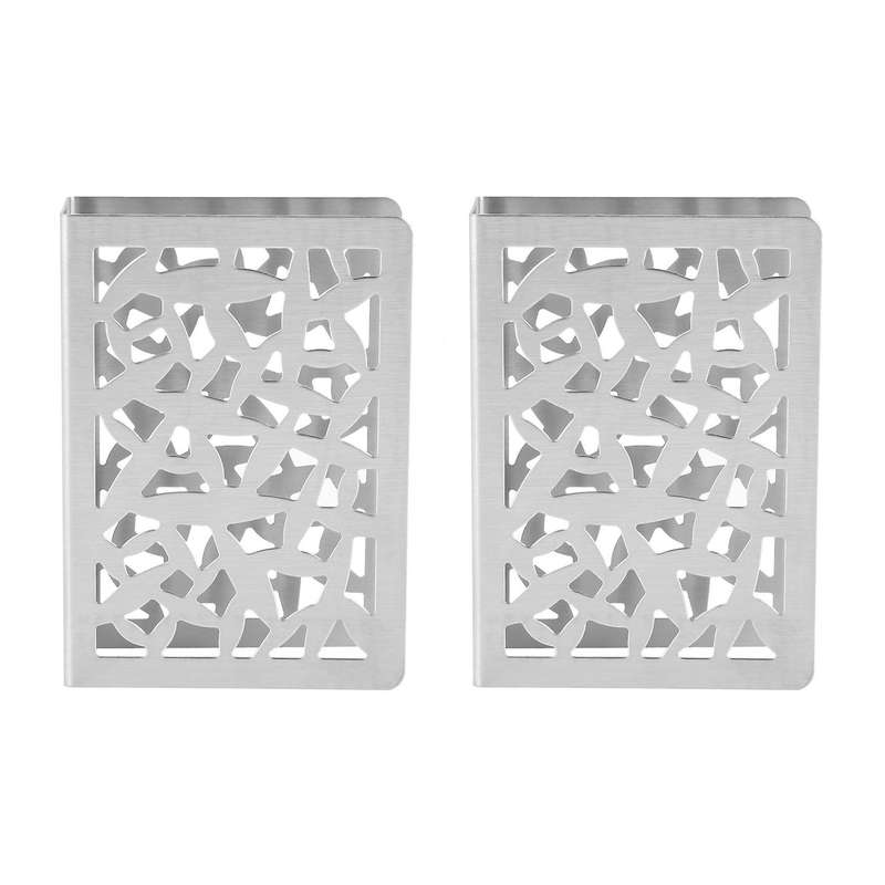 2x Napkin Holder Stainless Steel Napkin Holder Paper Towel Rack