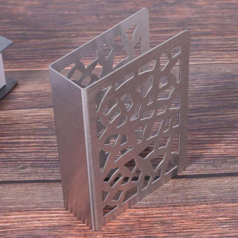 2x Napkin Holder Stainless Steel Napkin Holder Paper Towel Rack