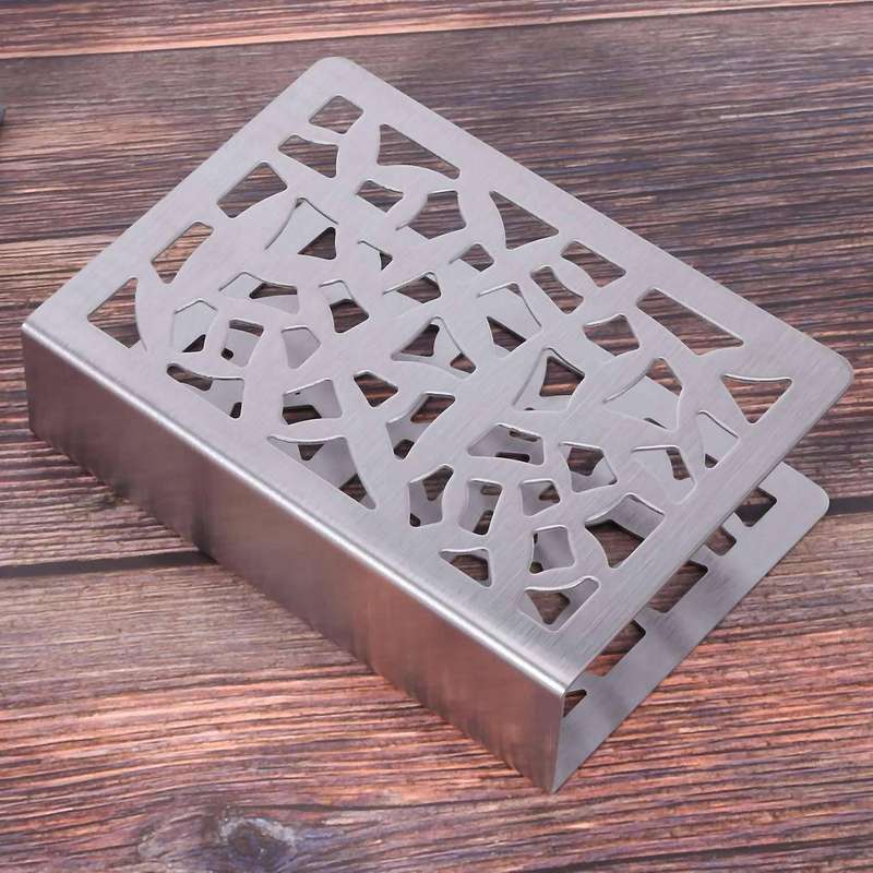 2x Napkin Holder Stainless Steel Napkin Holder Paper Towel Rack