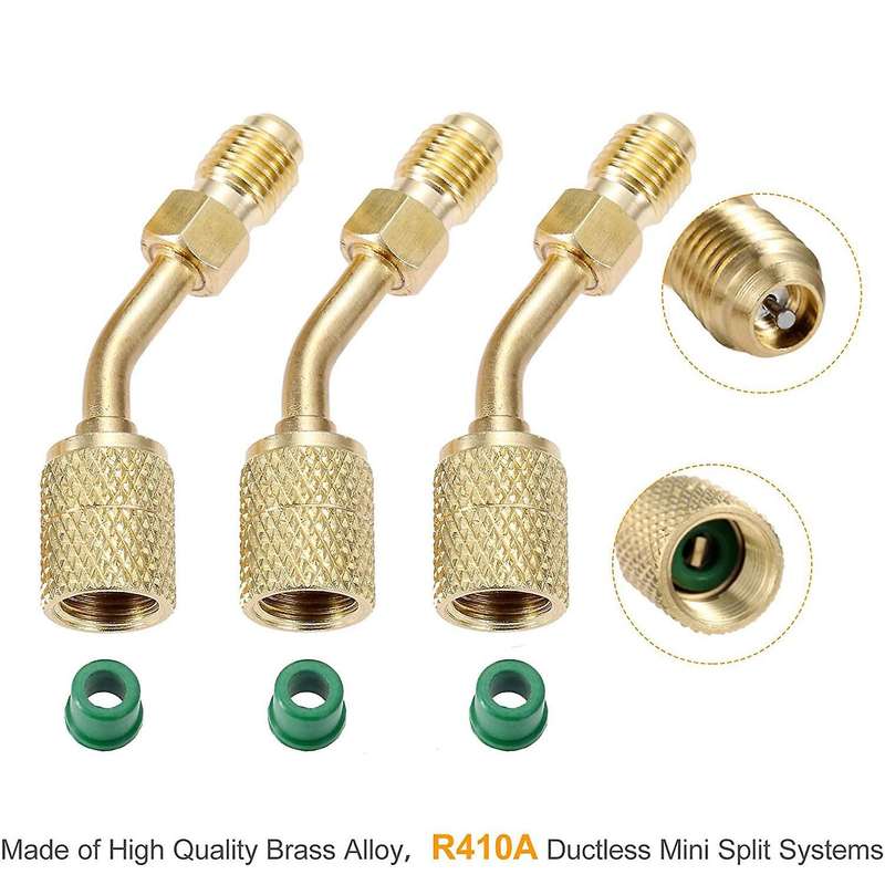 R410a Split Adapter Kit,valve Core Remover,thimbles 5v1 Valve Cores